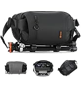 TARION 6L Compact Camera Sling Bag - Waterproof Camera Shoulder Bag Crossbody Messenger Bag with ...