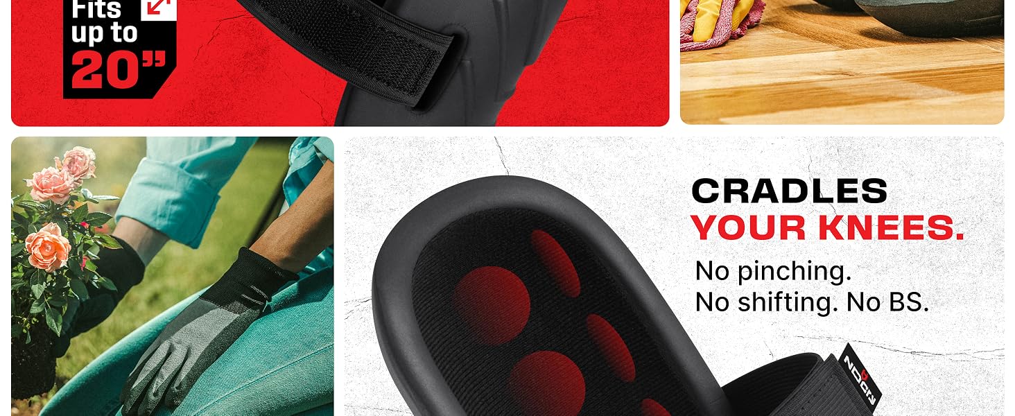 professional heavy duty knee pads work cushions garden foam mat seat cleaning protector flooring