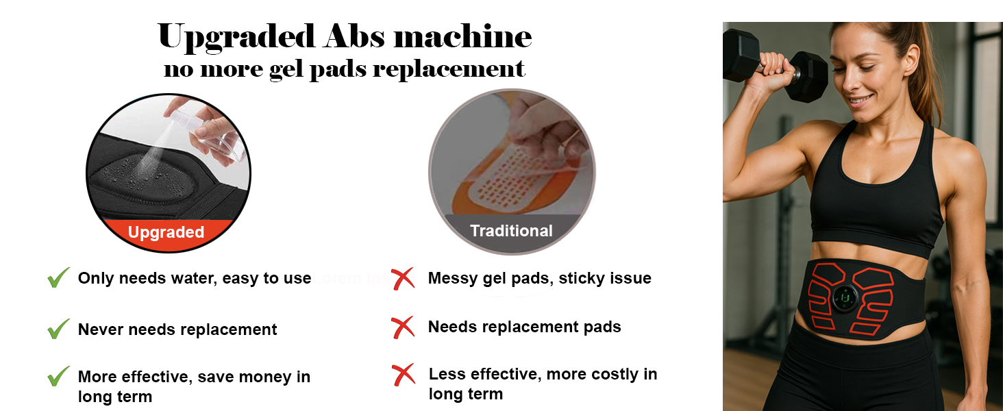 ab abdominal belly belt core electric flex grade loss military muscle pack six tactical women