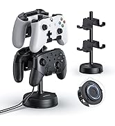 MANMUVIMO Desktop Controller Stand Holder with Anti-Slip Heavy Base Stable Suction Cup, Universal...