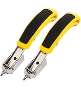 2PCS Staple Remover, Staple Puller Tool, Upholstery and Construction Heavy Duty Staple Remover, S...