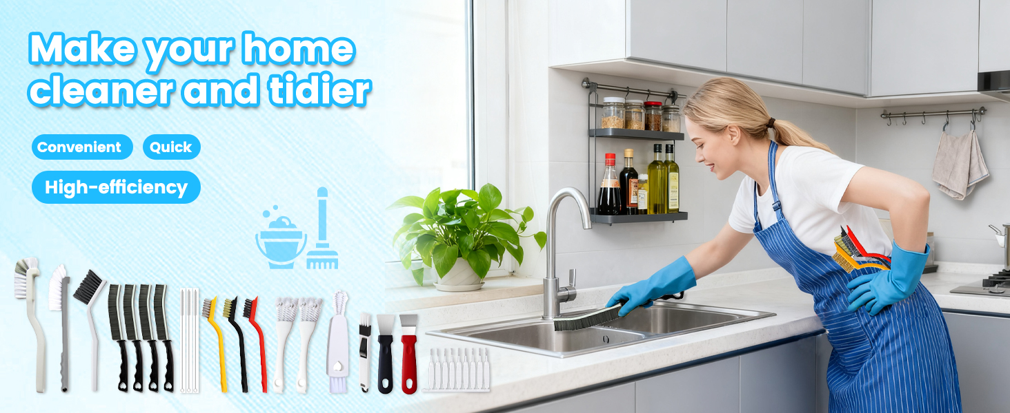 Crevice Cleaning Brush Set