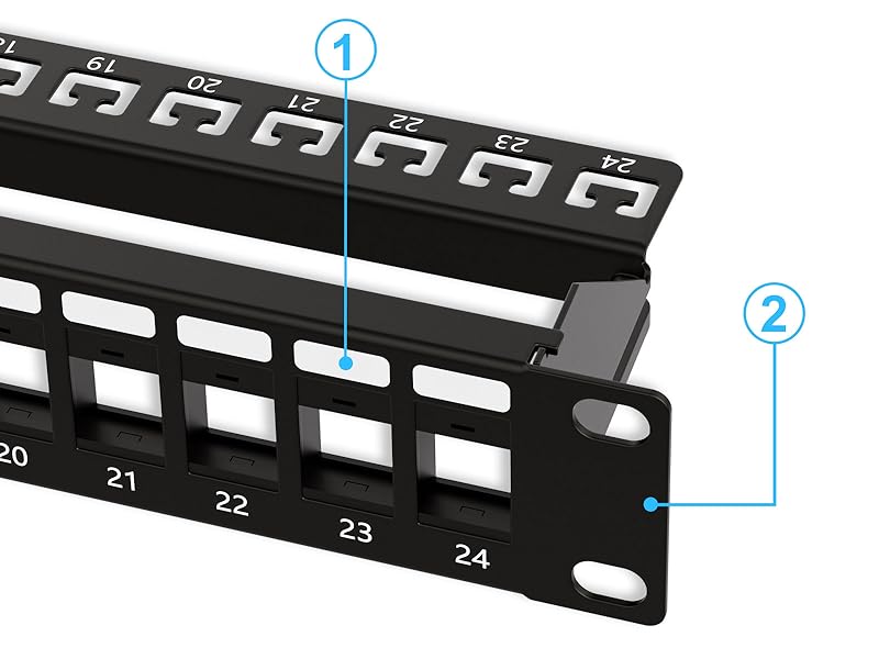 Blank Keystone Patch Panel