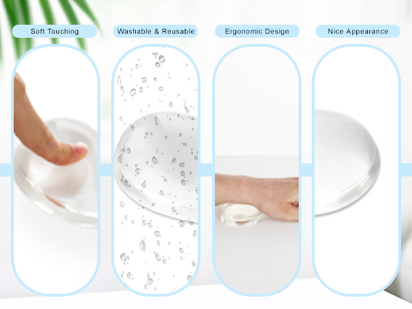 Soft to the Touch, Washable, Reusable, Ergonomic Design, Nice Appearance.