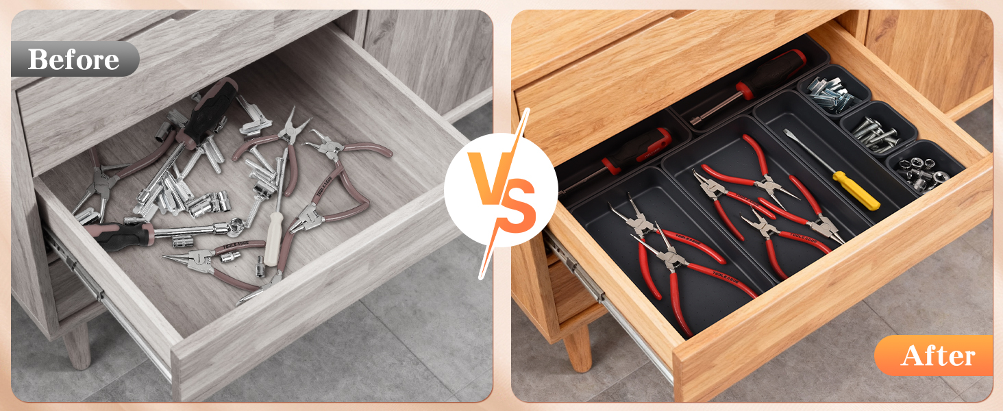 drawer organizer trays