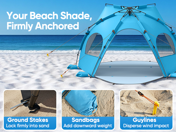 beach tent sun shelter