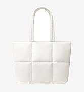 puffy tote white