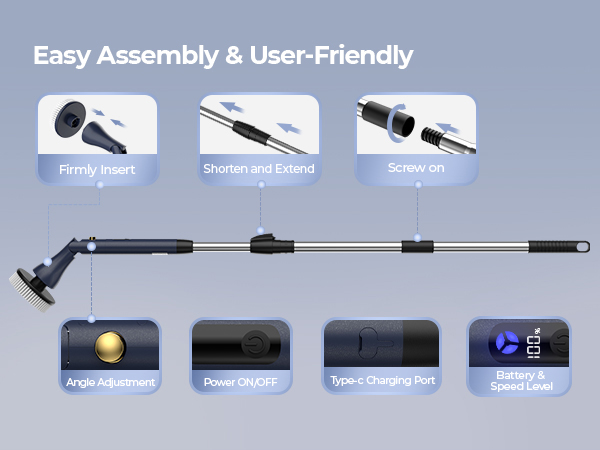 spin scrubber for cleaning bathroom