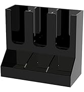 Richboom Cup and Lid Organizer, 6 Compartments with 2 Removable Dividers Coffee Station Counterto...
