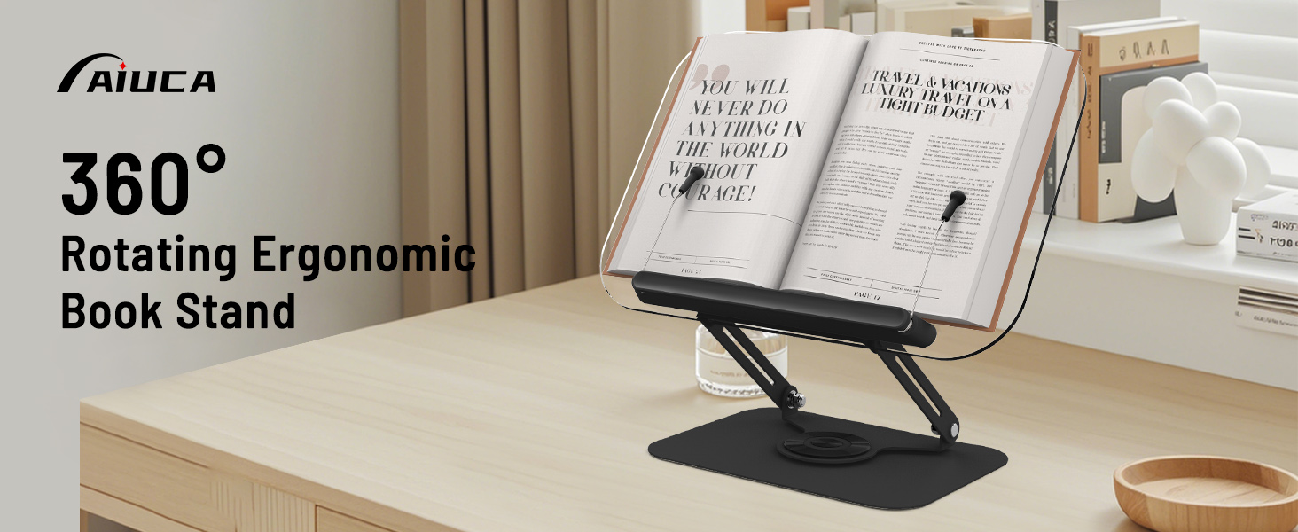 Clear Acrylic Book Stand