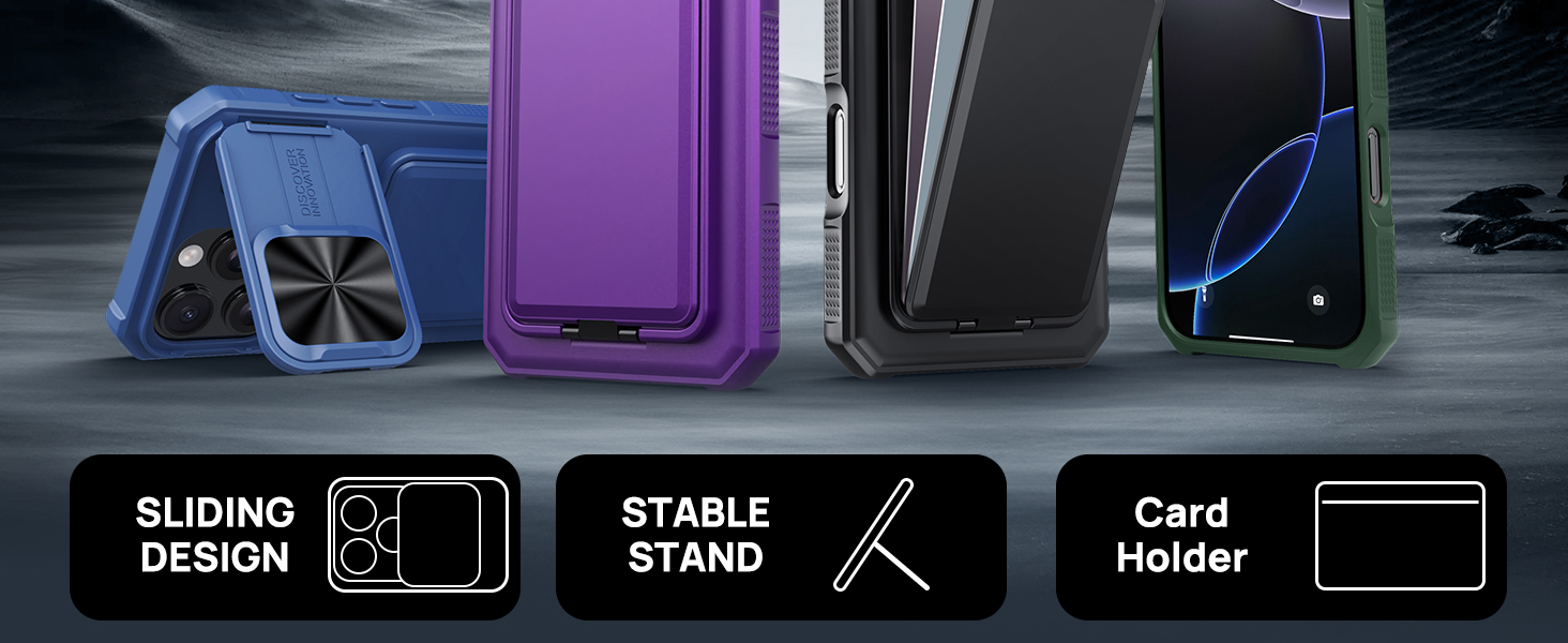 iphone 16 pro max wallet case with privacy screen protector