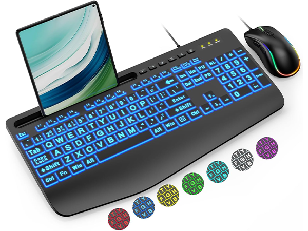 Wired Keyboard and Mouse Combo