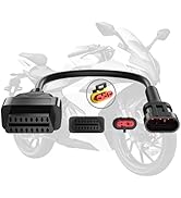 OBD2 Adapter Cable for CFMOTO, Ducati Motorcycle OBD Diagnostic Cable 3Pin to 16Pin