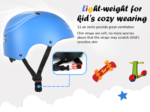 well-ventilation and soft chin straps