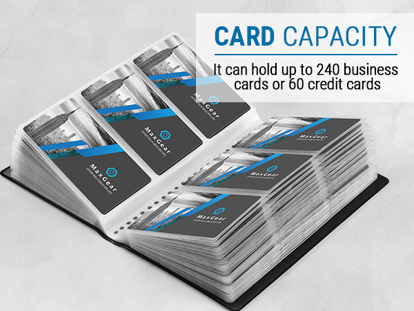 Business Card Holder Book