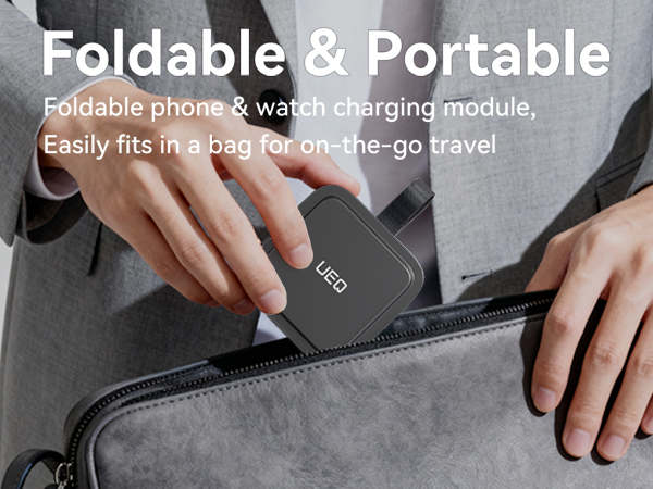 foldable 3 in 1 wireless charging station