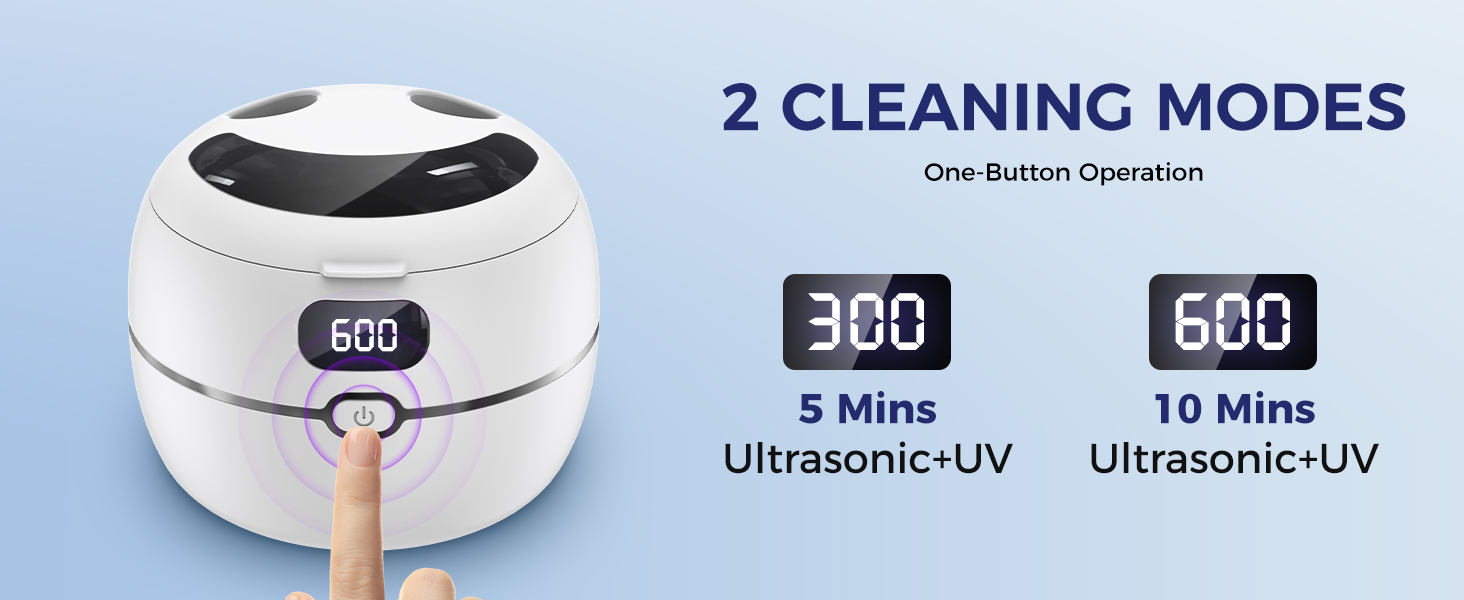 dental pod ultrasonic cleaner for retainers