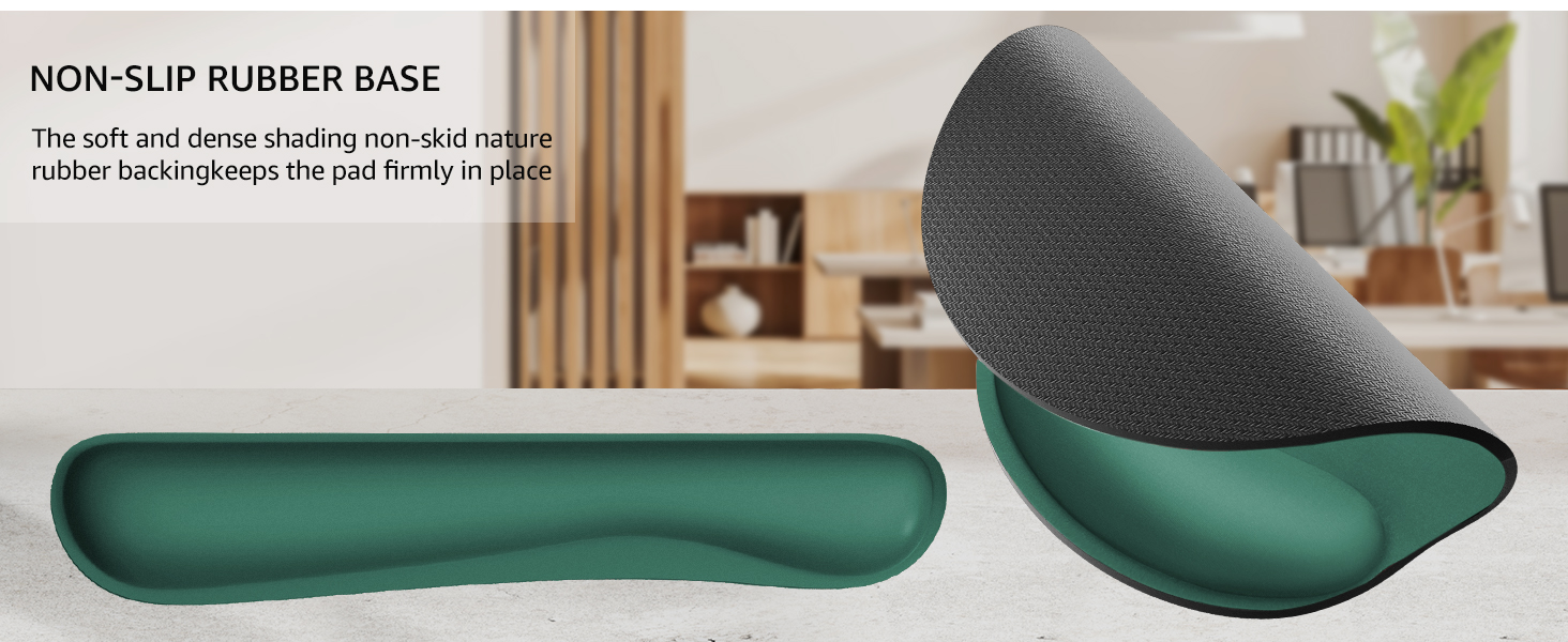 non-slip rubber base