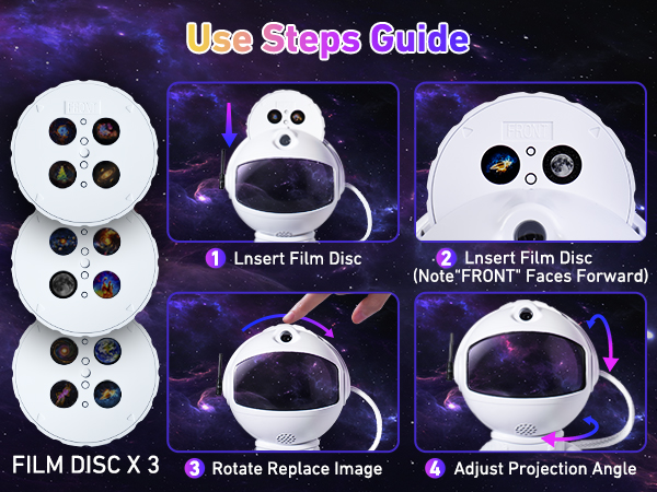Astronaut Galaxy Projector