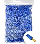 1000 Pcs Blue Wire Caps Electrical Wire Connector Screw Nuts Terminal (AWG 22-14)