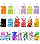 Linkstyle 152PCS Gummy Bear Charms,