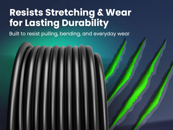 Resists Stretching & Wear for Lasting Durability