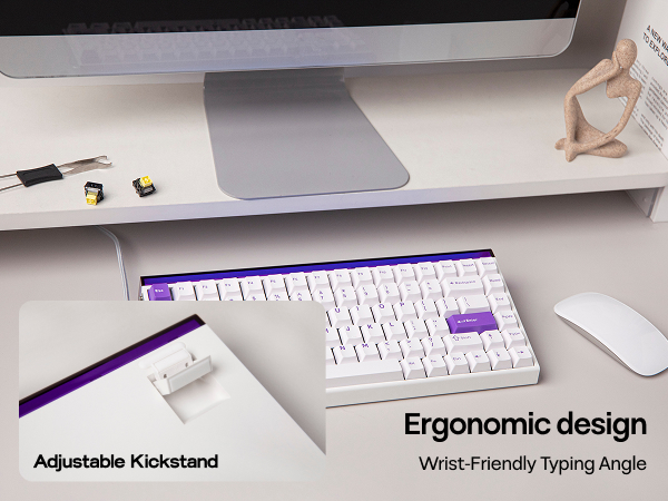 Hall Effect Keyboard with Neon RGB Light Box