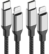10ft USB C to Lightning Cable 2Pack,[Apple MFi Certified]Power Delivery USB C iPhone Charger Fast...