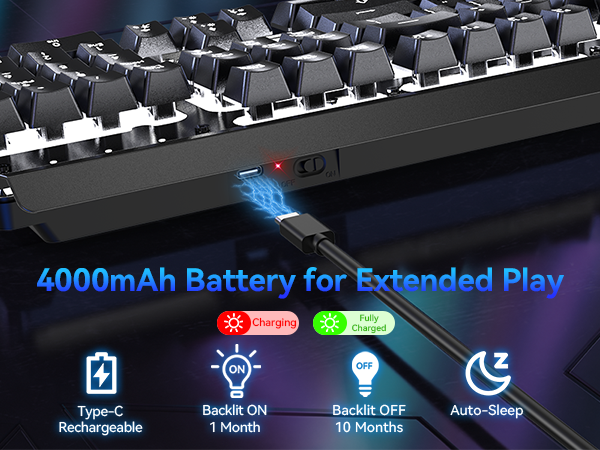 wireless gaming keyboard