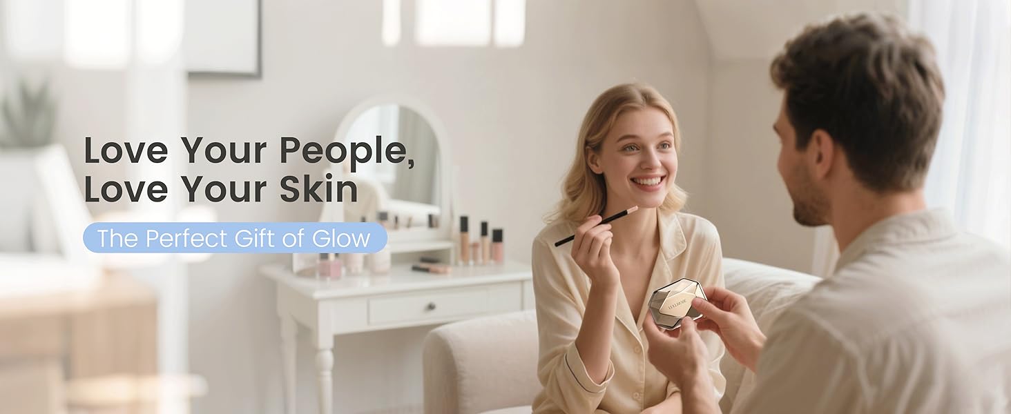 LULUROSE Facial Massager with Cold Heat Light Vibrating for Face