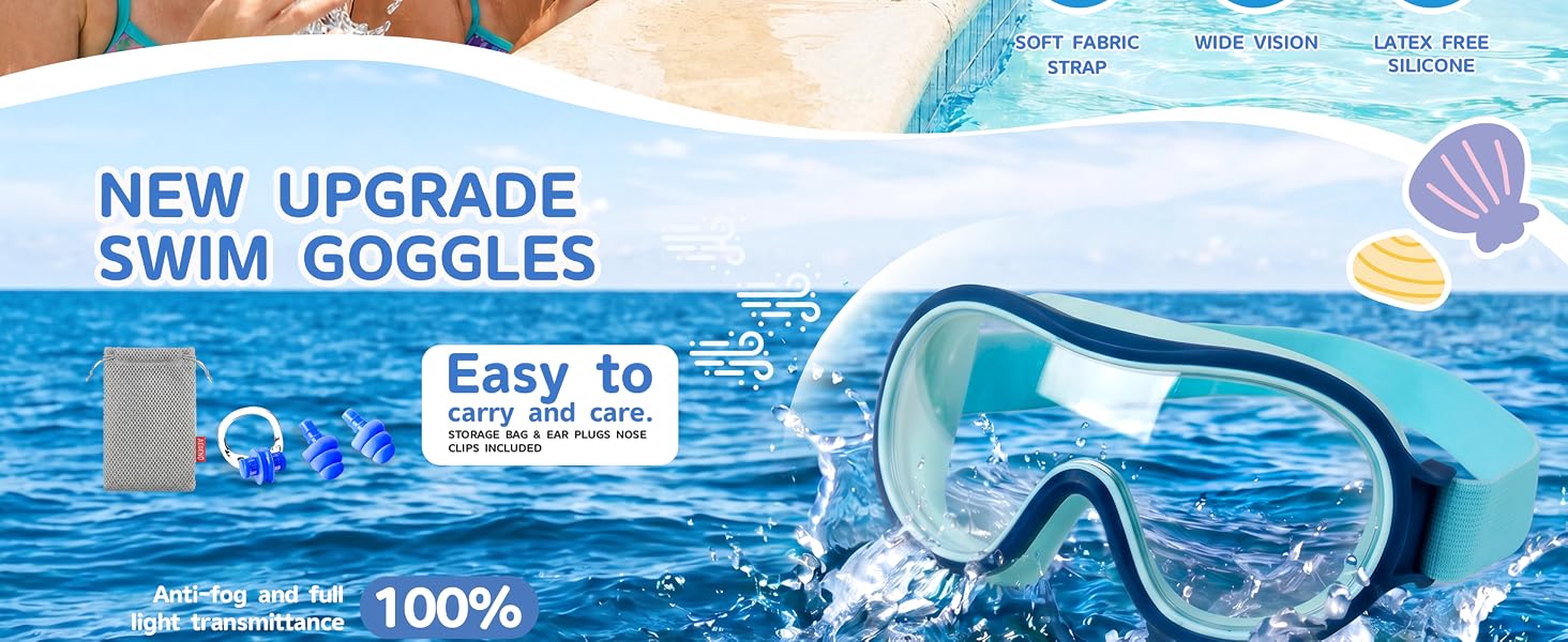 swimming goggles kids 8-12