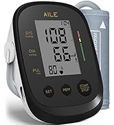 Blood Pressure Monitor,AILE Blood Pressure Machine Upper Arm Large Cuff(8.7