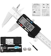 Digital Caliper Measuring Tool, Stainless Steel Vernier Caliper Digital, Micrometer Calipers with...