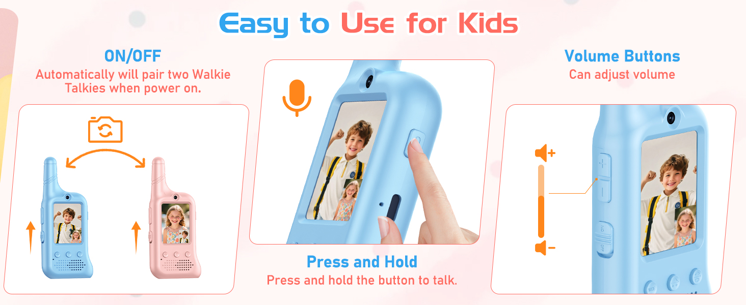 Video Walkie Talkies for Kids
