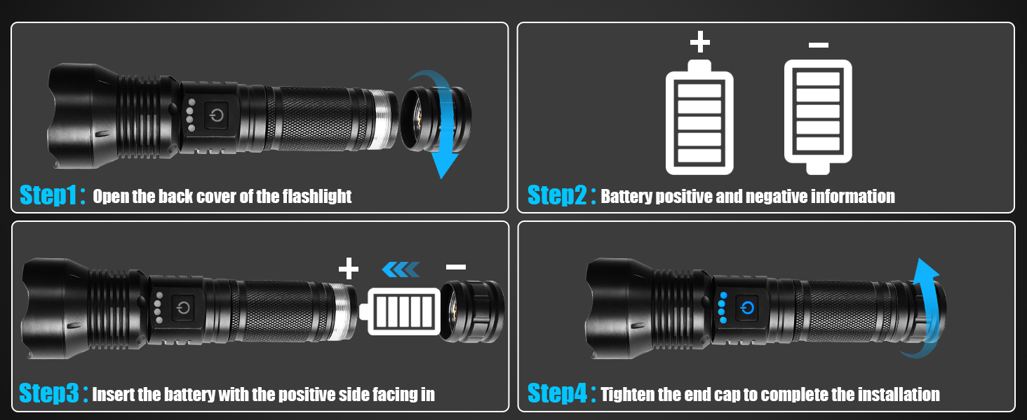 Flashlight LED Handheld Flashlights