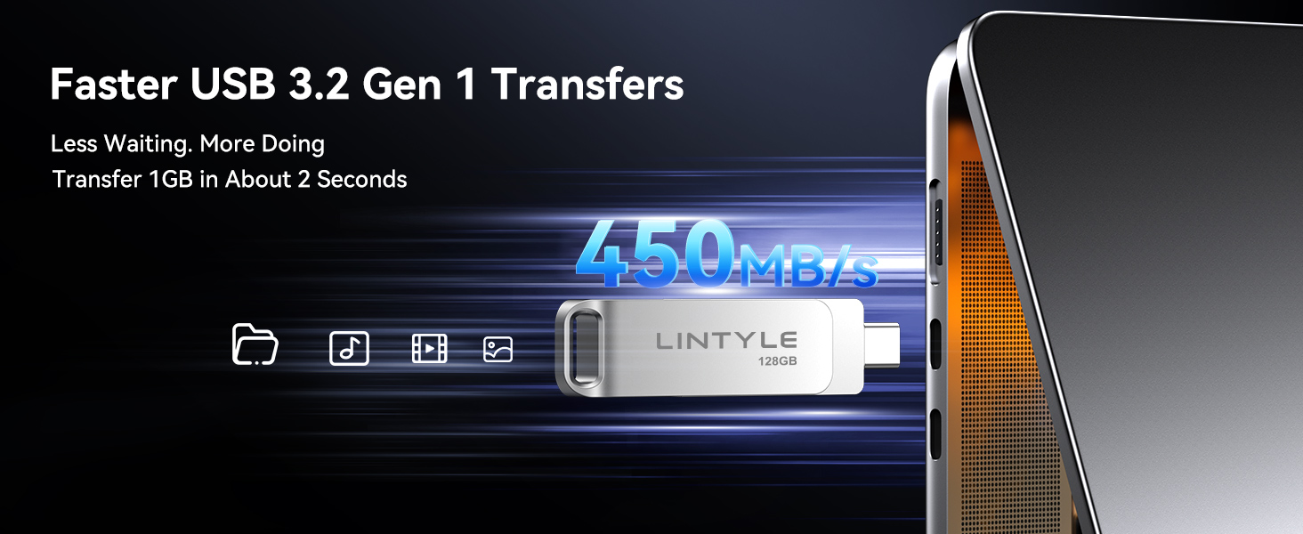 External SSD up to 450MB/s