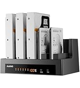 MAIWO 5 Bay Hard Drive Enclosure, Hard Drive Docking Station for 2.5'' 3.5'' SATA HDD, USB3.0 HDD...