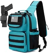 ATBP Tactical Sling Crossbody Bag Holster Shoulder Backpack 15L Water Bottle Holder Radio Pouch 6...