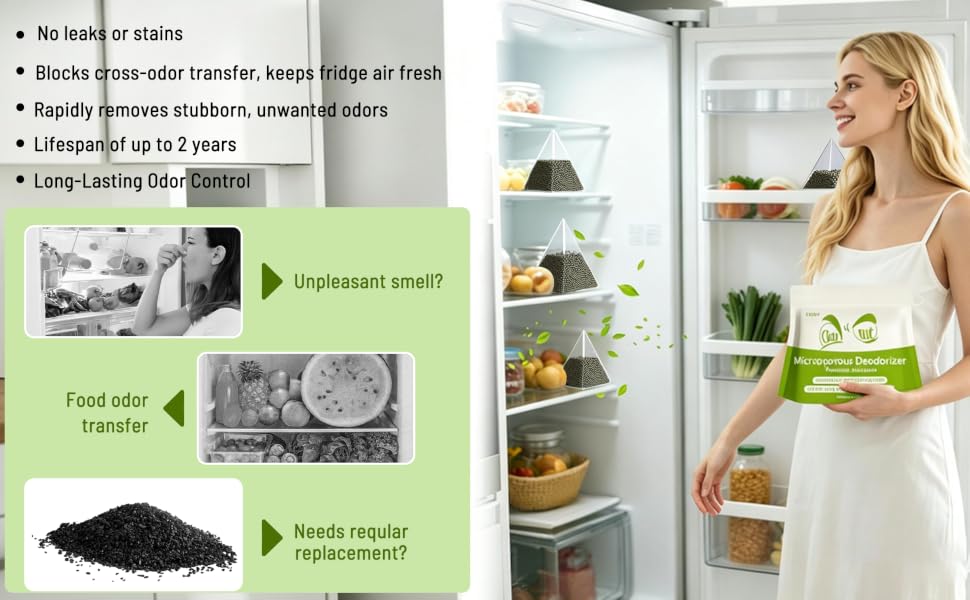 VORIX Refrigerator Odor Absorber