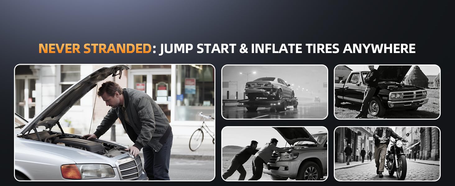 never stranded:jump start &amp;amp;amp;amp; inflate tires anywhere