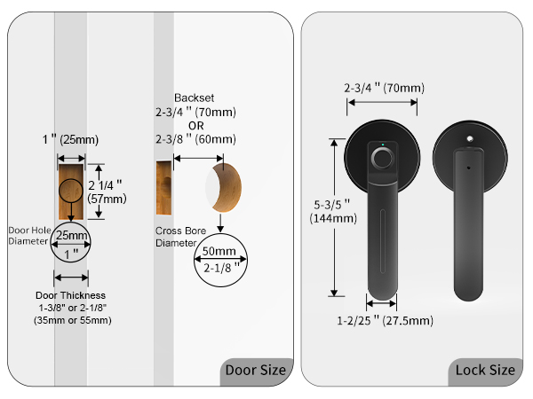 FD01 Black Door Size