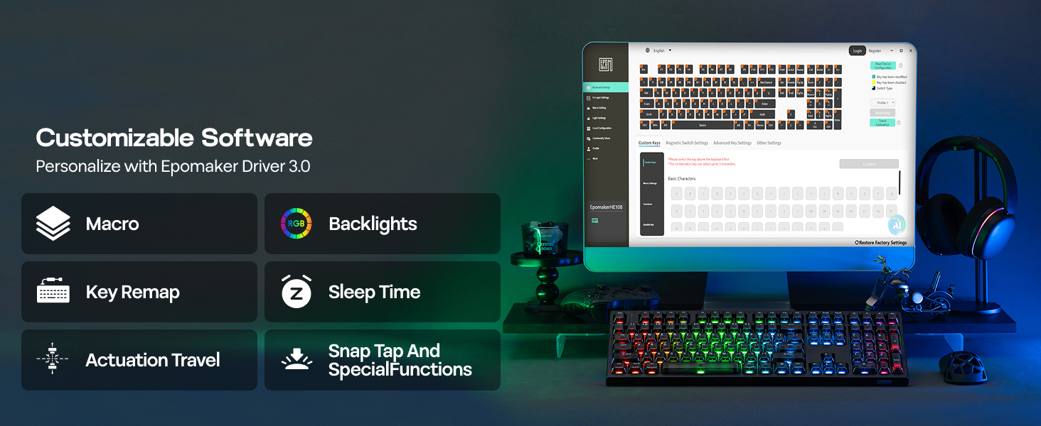 Wireless Gaming Keyboard