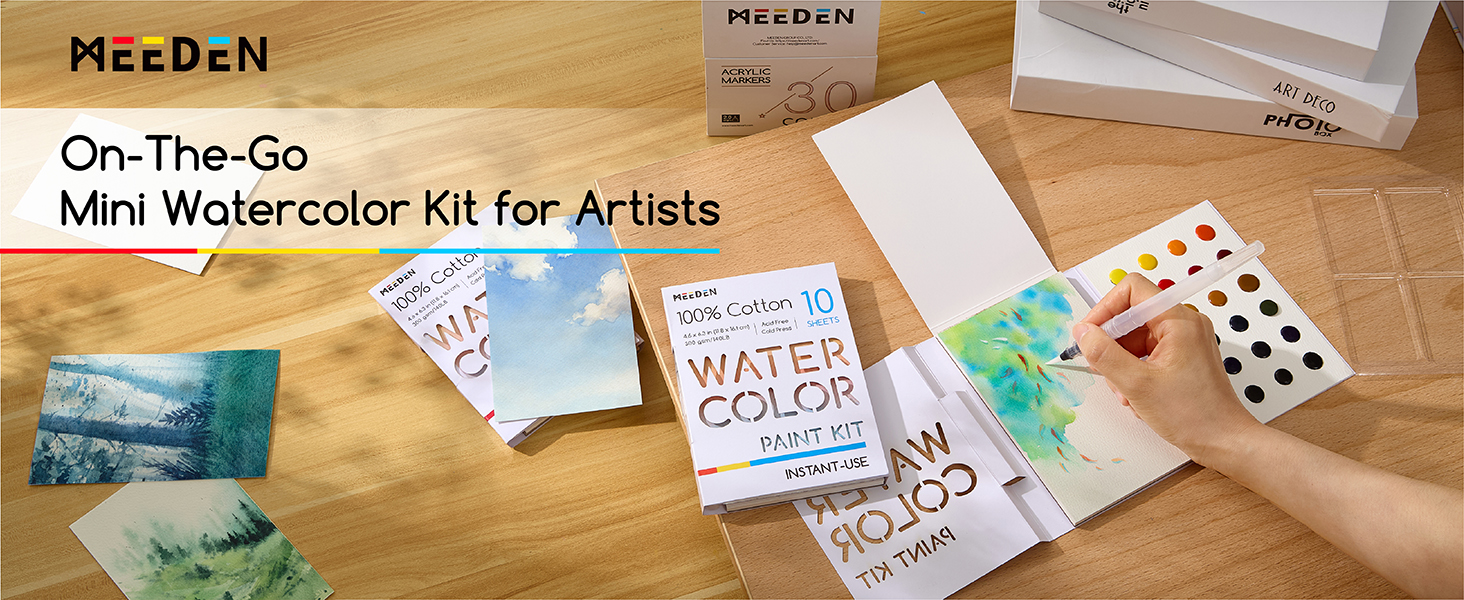 watercolor paint set