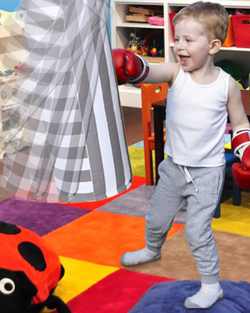 Ofiray-home Stuffed Animal Storage Bean Bag Cover for Kids