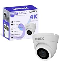 Lorex Connect (New App) | V-Series | 8Ch 4K NVR System | 3 Dome PoE Cameras | Black IP Cameras | No ...