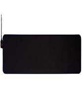 MAD CATZ S.U.R.F. RGB Gaming Mousepad Water and Abrasion Resistant Gaming Surface with Two-Zone R...