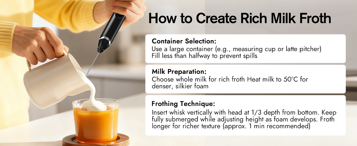 How to Create Rich Milk Froth