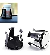 Zosgrew 2 PCS Car Cup Holder Insert, Upgraded Adaptive Clamping Arm Cup Holder Adapter, Universal...
