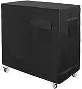 Cooler Cart Cover Black, Luxiv Waterproof Rolling Cooler Cover 34L x 20W x 32H inches 80 Quart Ro...