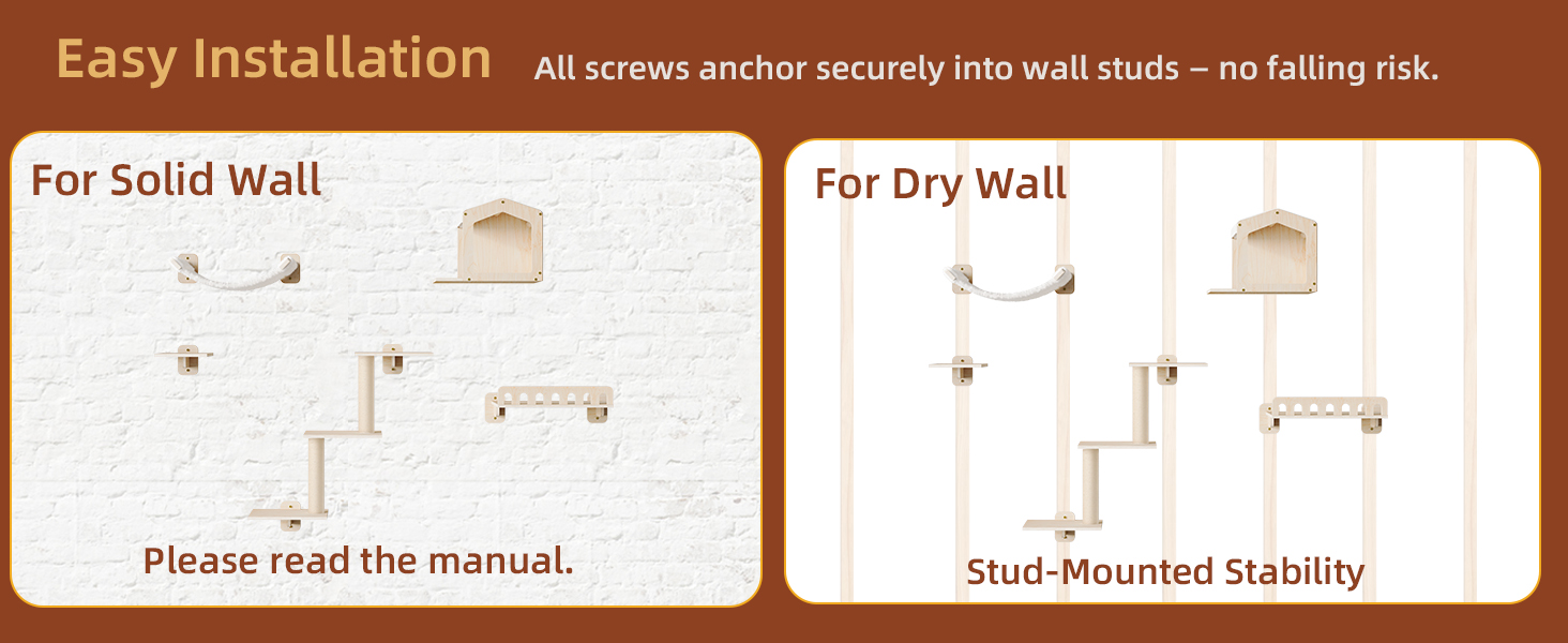 wall mounted cat shelves